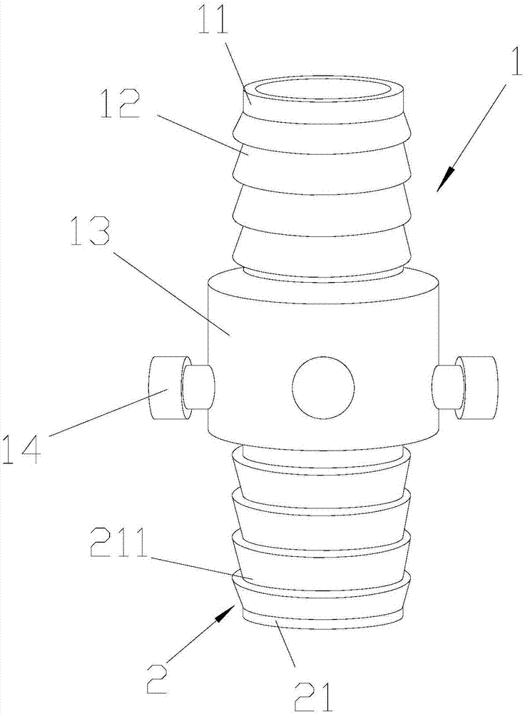 Rapid pipeline connection seat for fire fighting