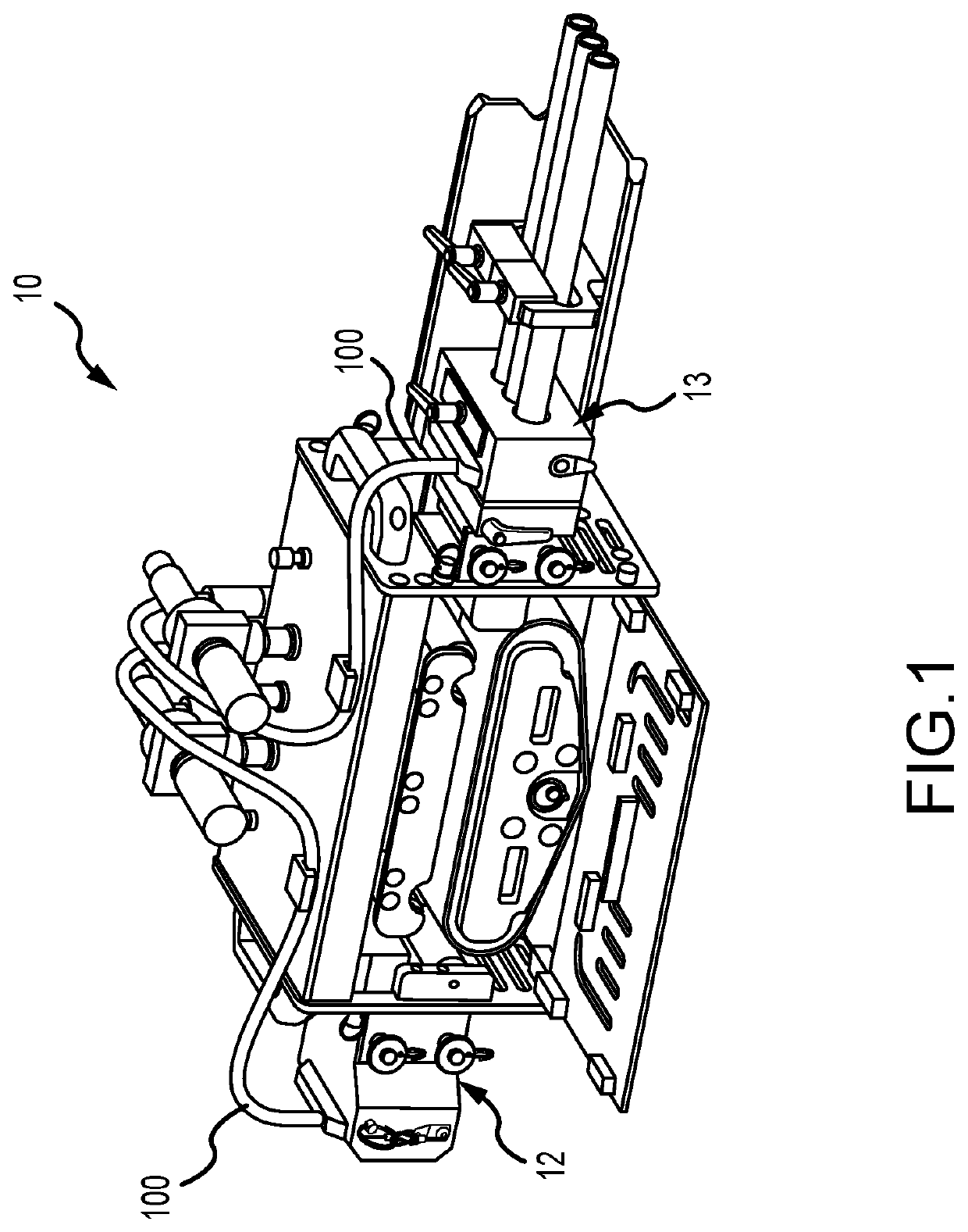 Fluid lance stop position sensor detection method and system