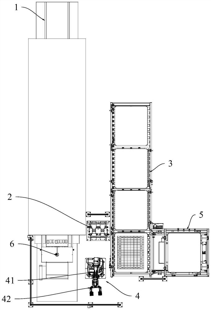 A kind of ceramic tile automatic unloading equipment and automatic unloading method