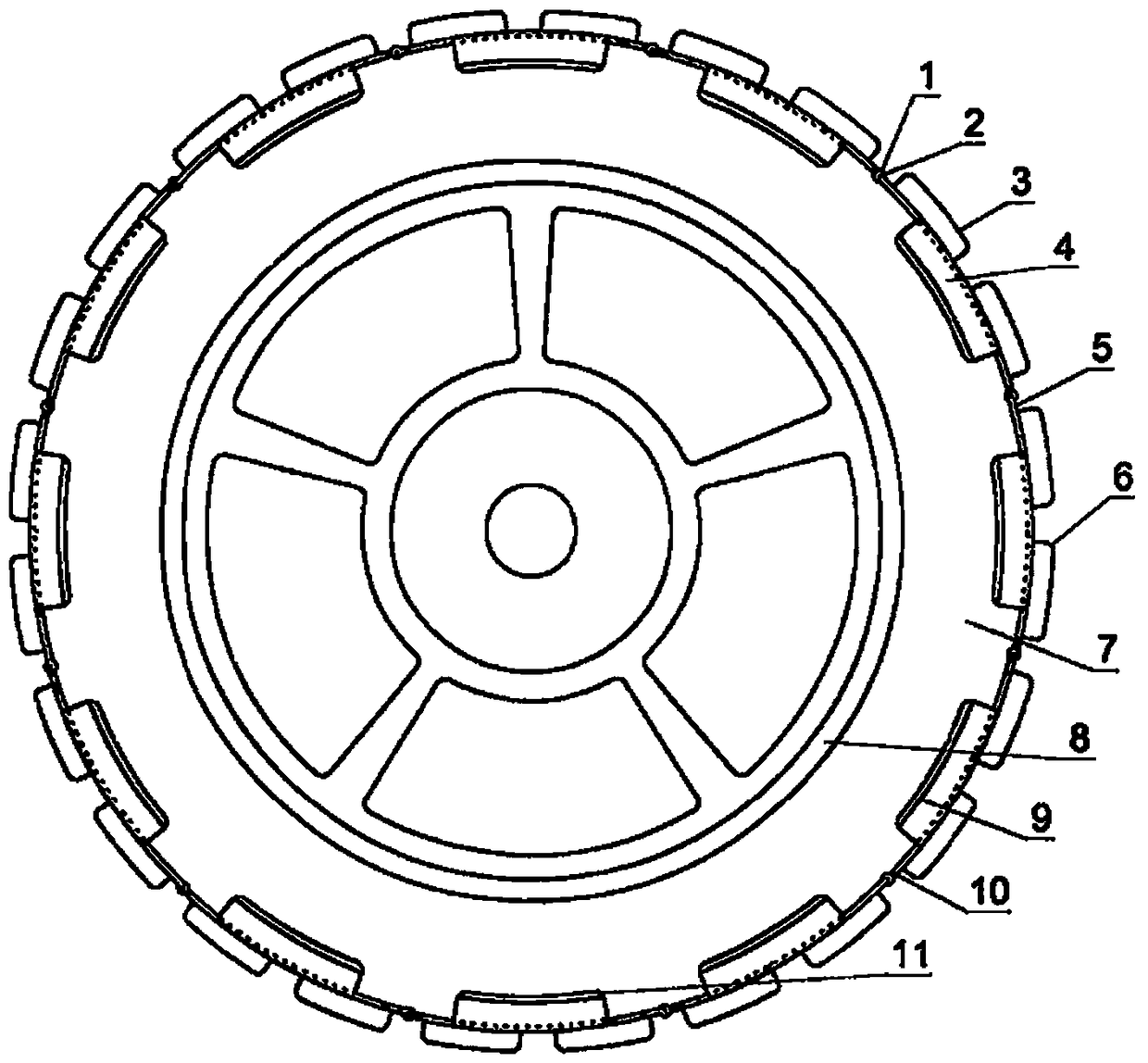 Automobile anti-sideslip hinge