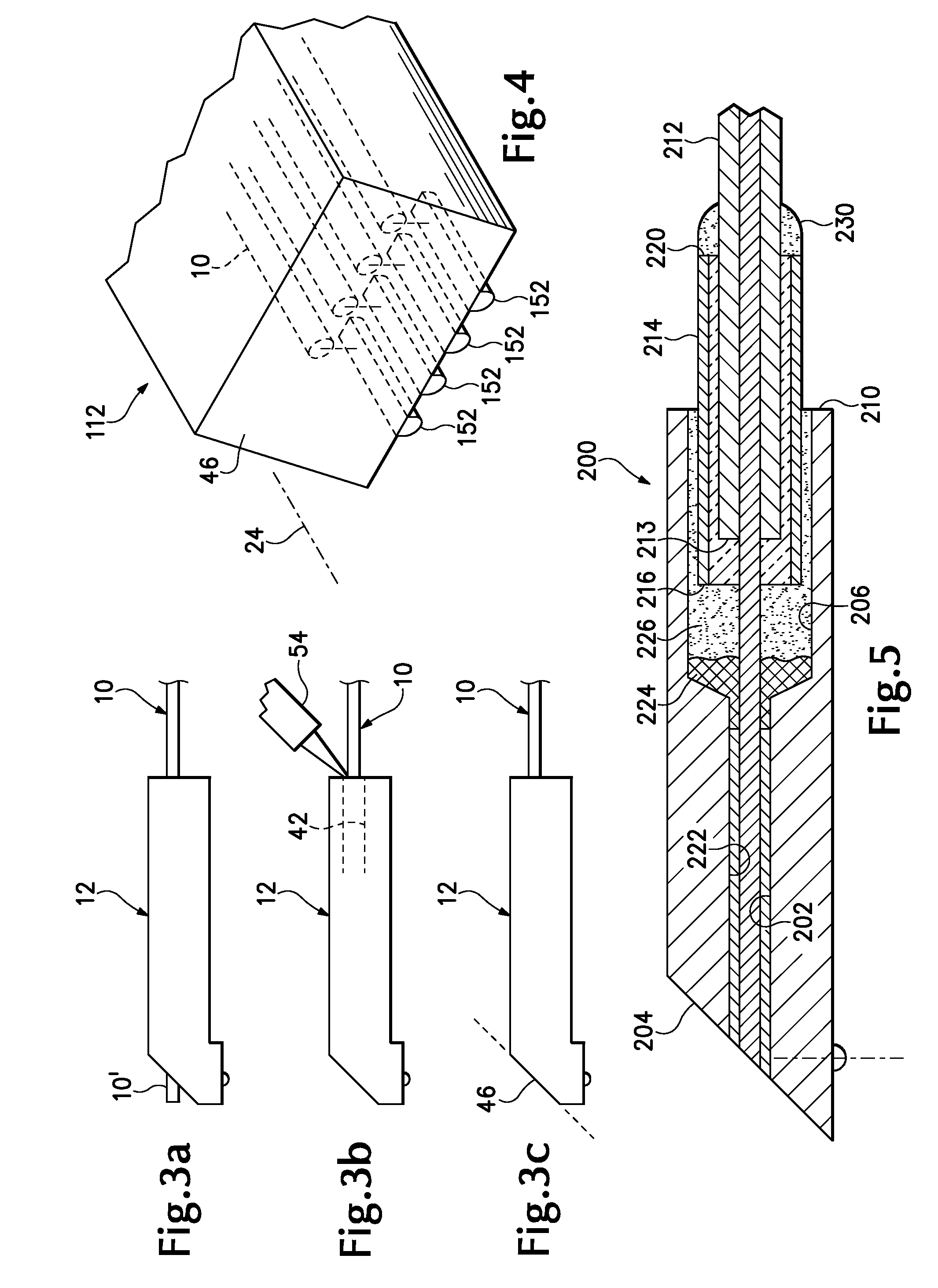 Termination for optic fiber