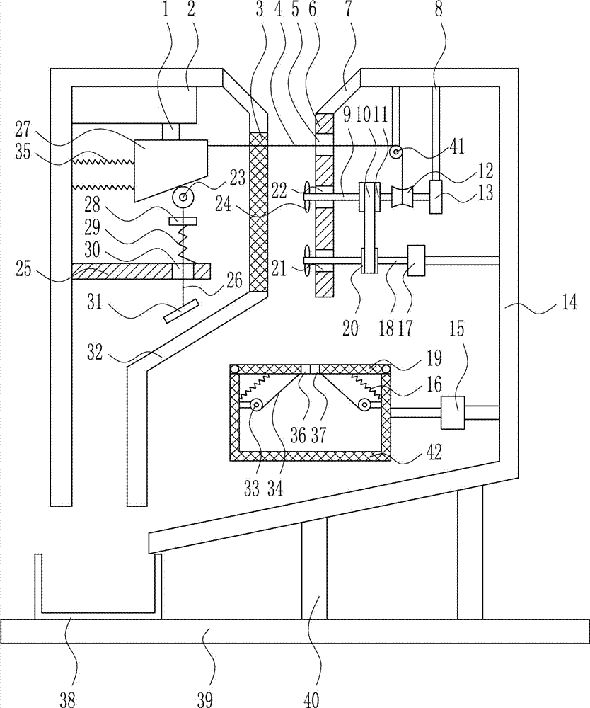 Rapid rapeseed screening device for rapeseed oil pressing