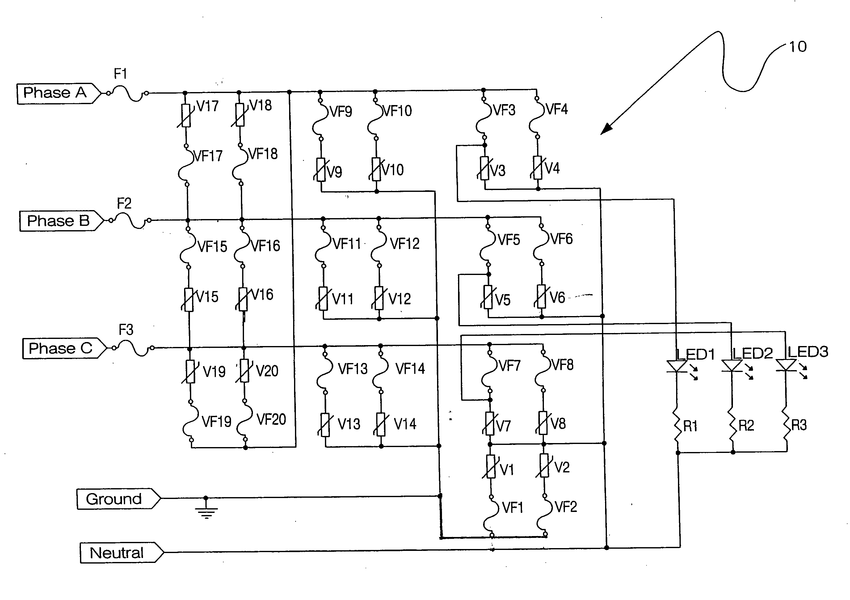 Apparatus and method for fusing voltage surge and transient anomalies in a surge suppression device