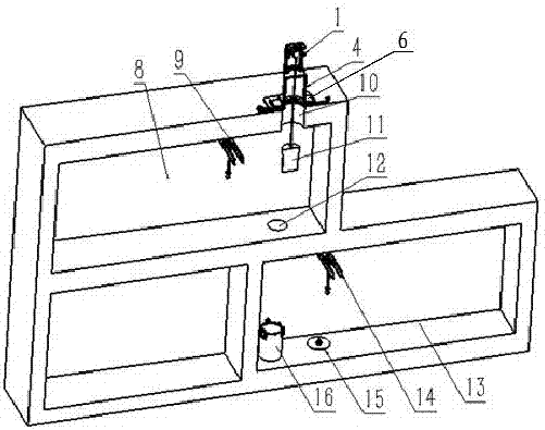 A moderator reflector hoisting transfer system and hoisting positioning and transfer method