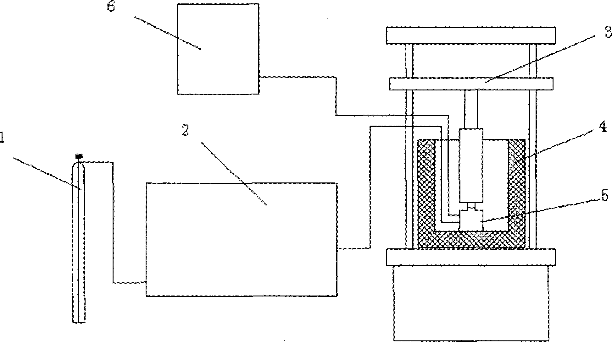 System and method for testing stress, displacement and airtight performance in ultra-low temperature surroundings