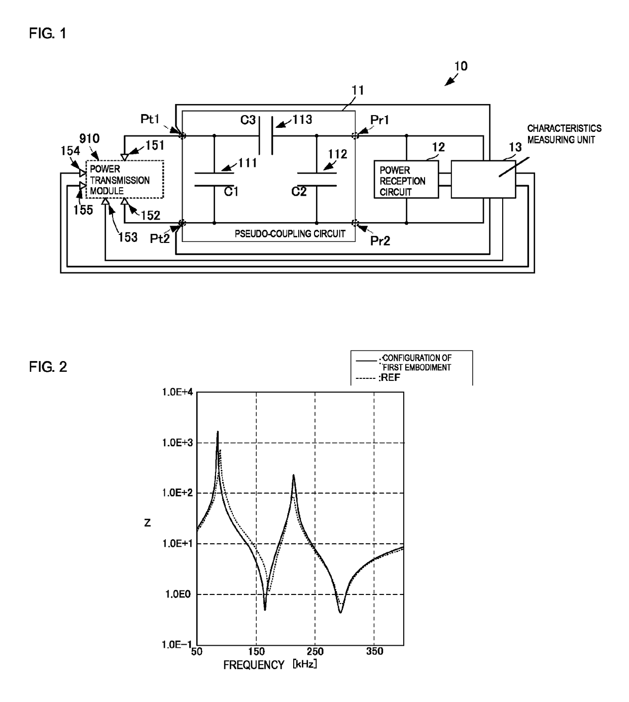 Measurement circuit and measurement apparatus for wireless power transmission system