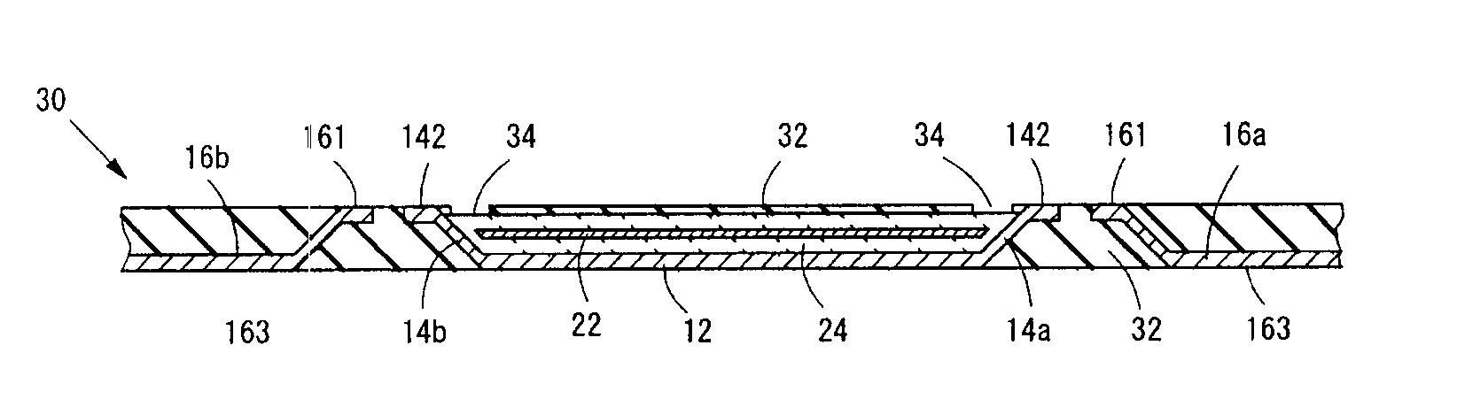 Package for photoelectric wiring and lead frame