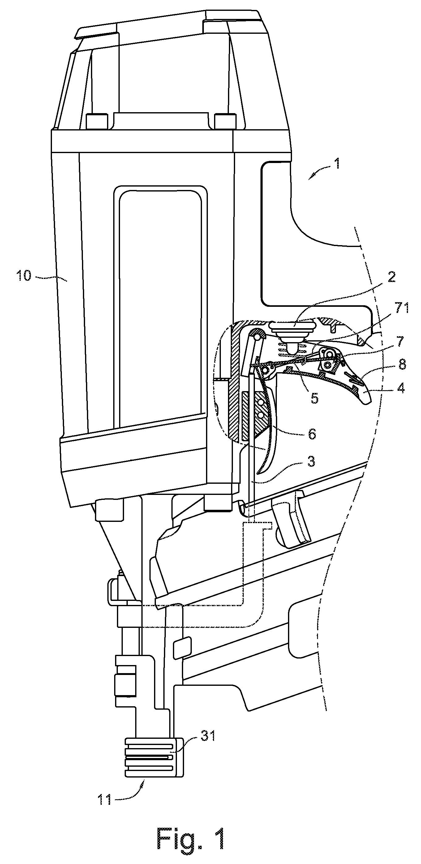 Trigger Switch Mechanism for Nail Gun