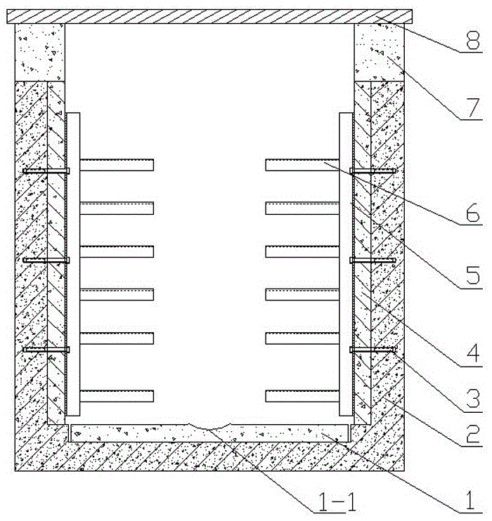 Assembly type electric cable trench and construction method therefor