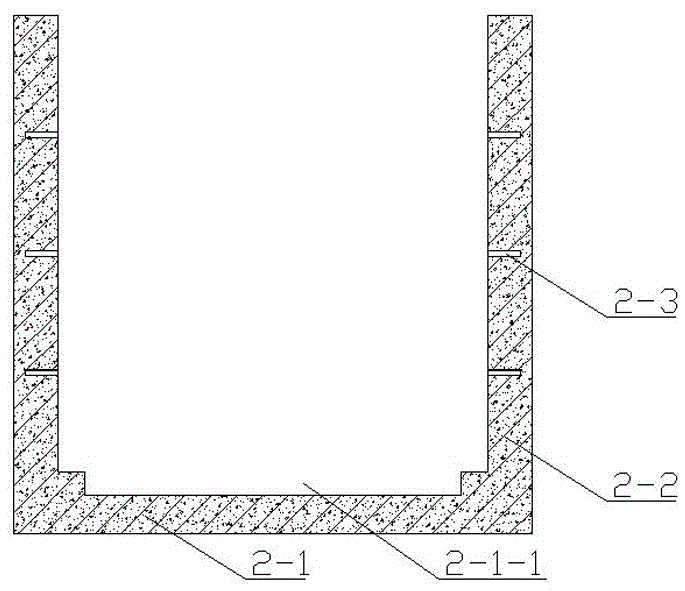 Assembly type electric cable trench and construction method therefor