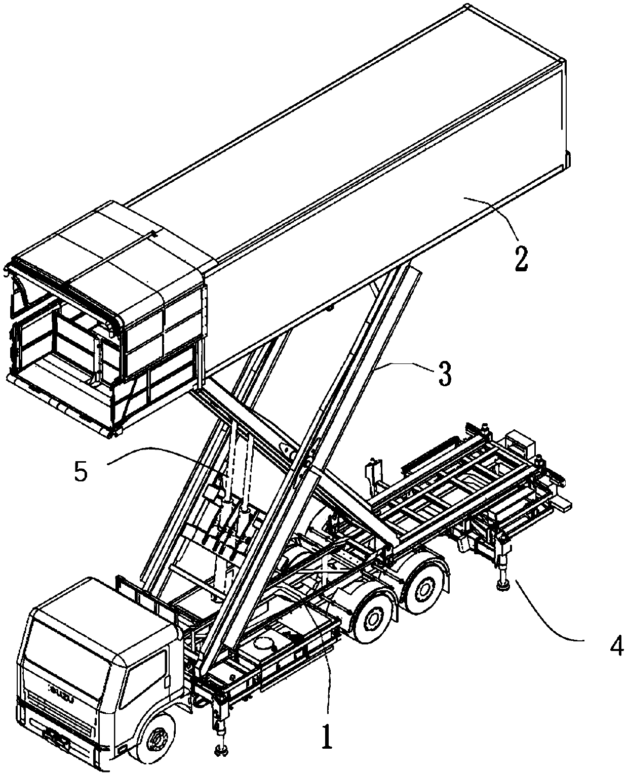 Electric catering truck