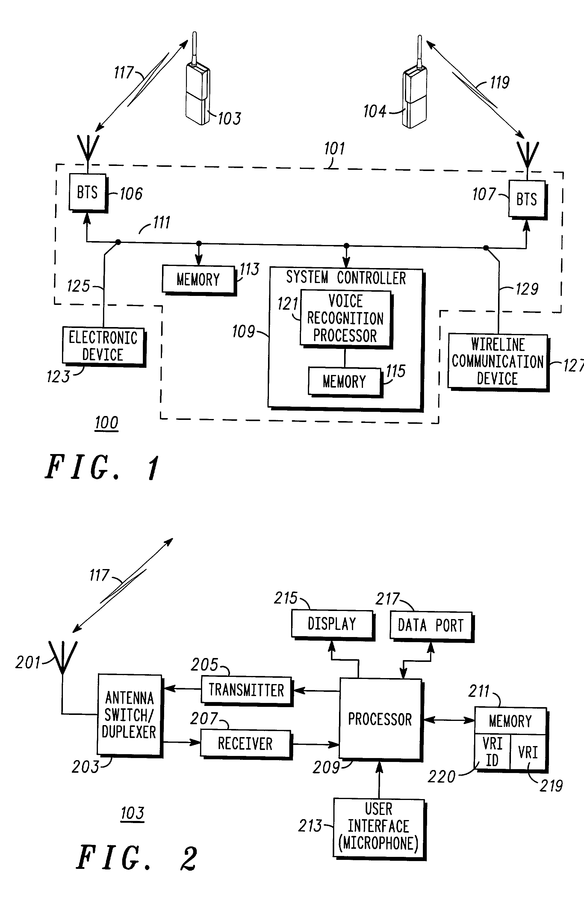 Method and apparatus for providing voice recognition service to a wireless communication device