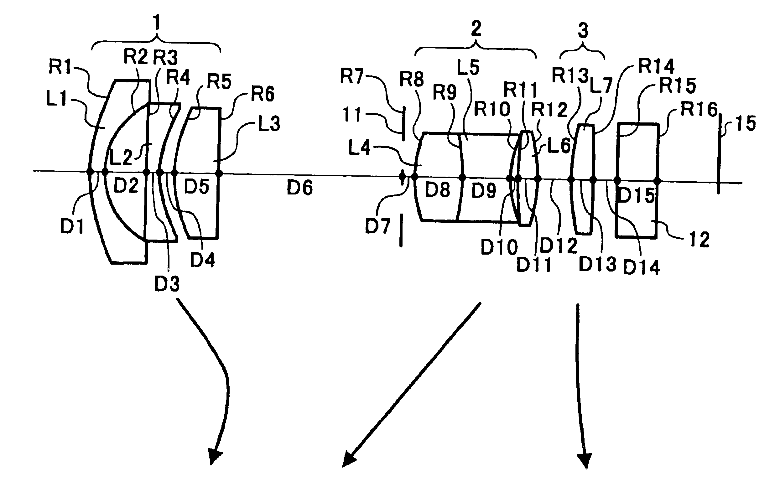 Zoom lens, and camera and portable information terminal for utilizing zoom lens