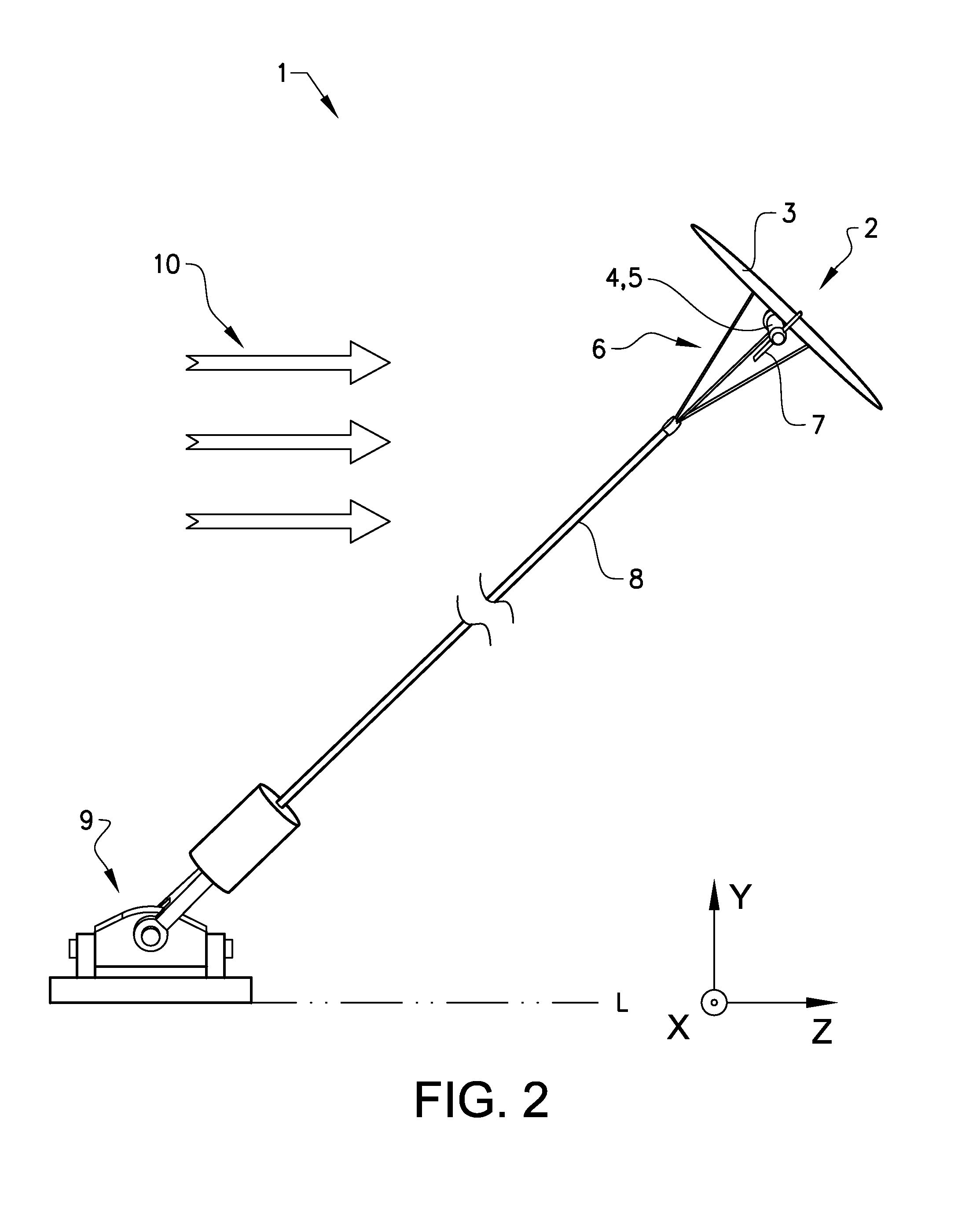 Method and system for controlling a flying wing