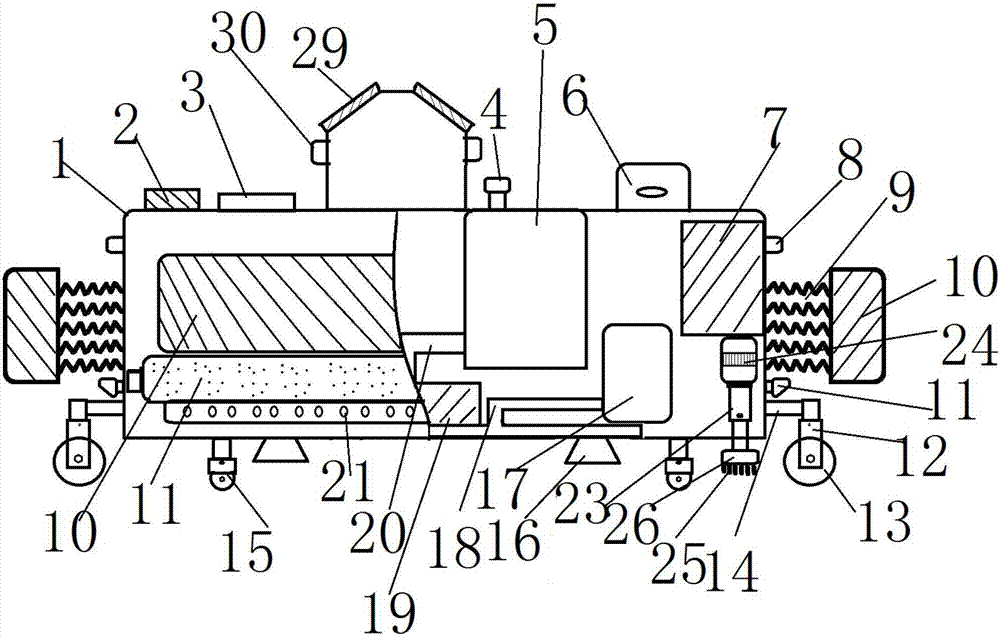 Household safe intelligent mopping device