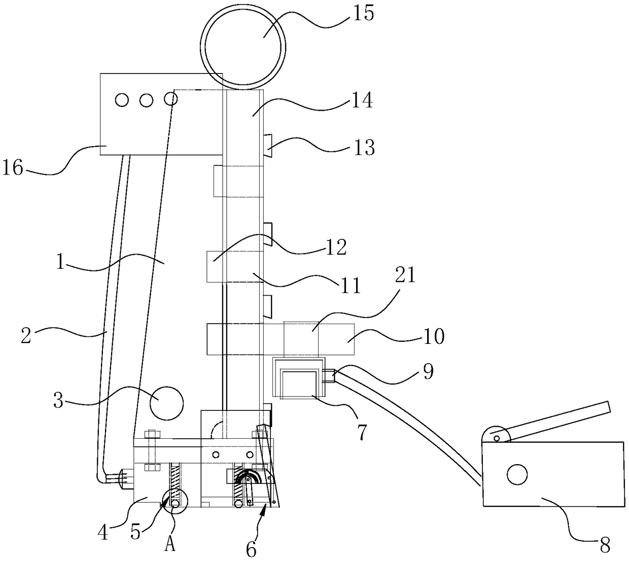 Multifunctional non-coded foot installation tooling