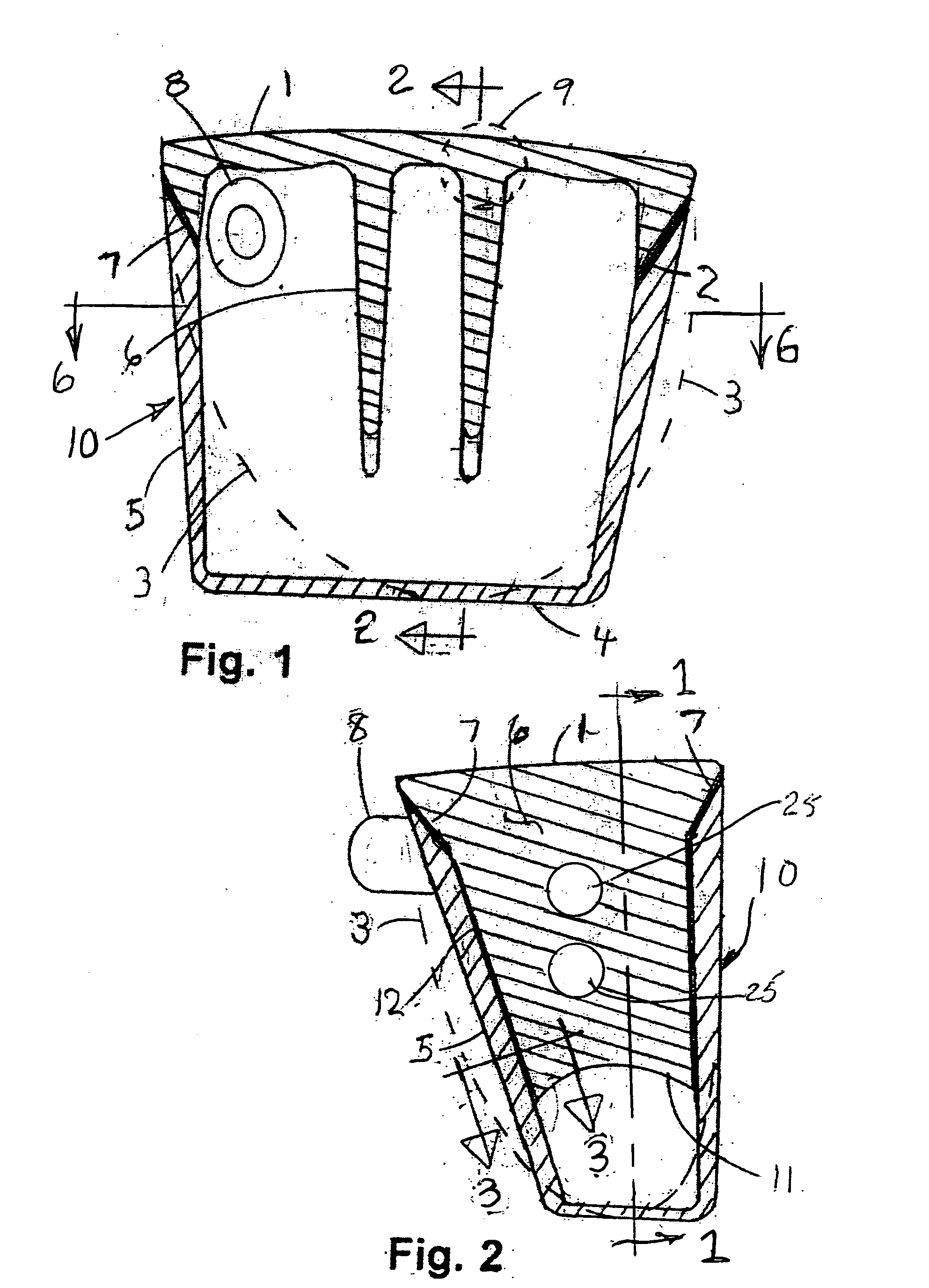 Plastic golf club head