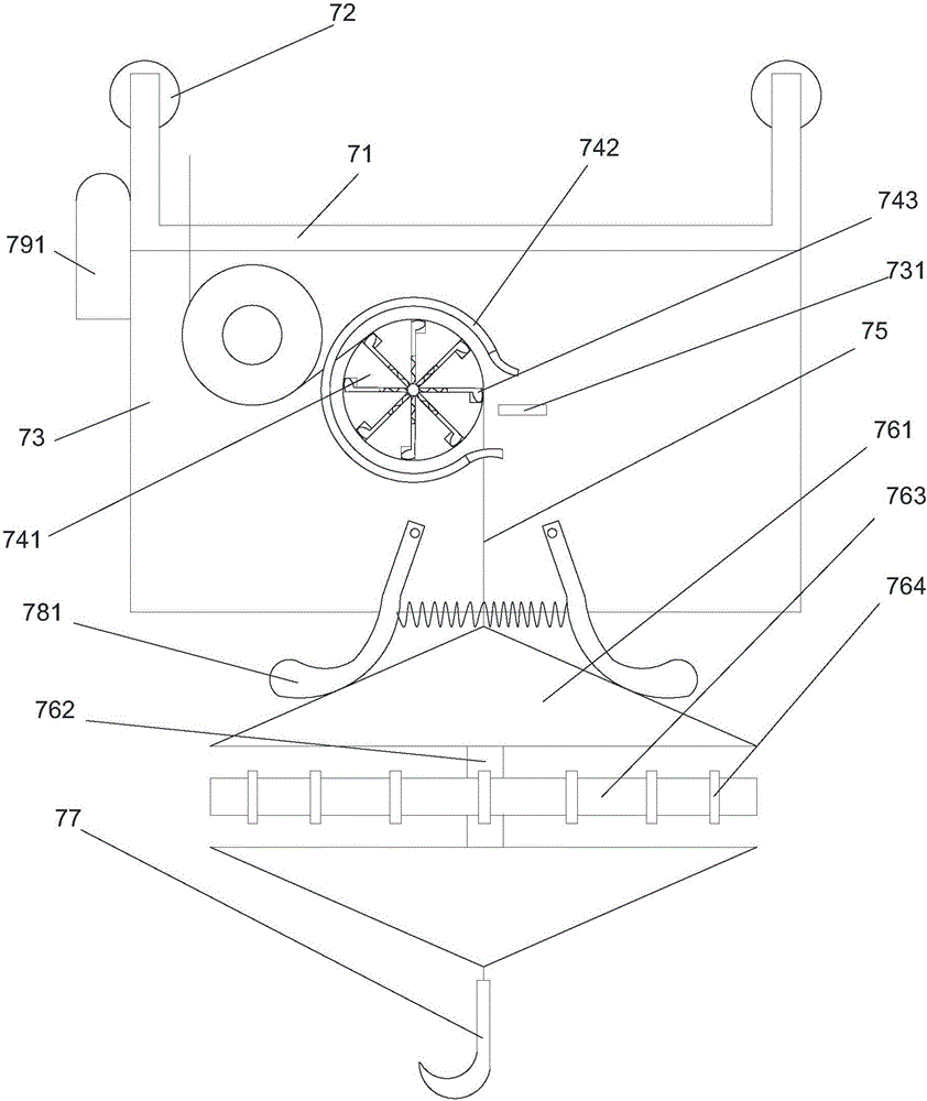 A motion-stabilized tower crane