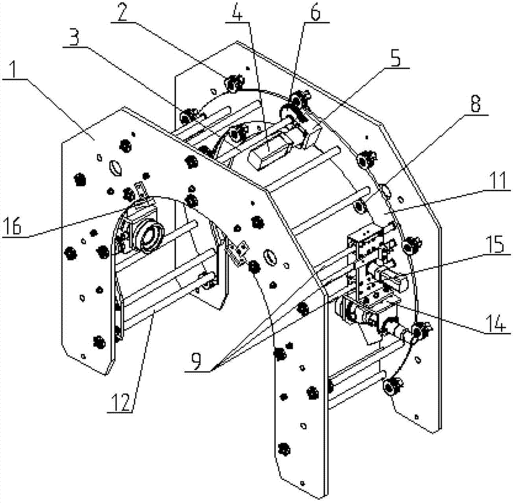 Automatic sand blasting and rust removal device