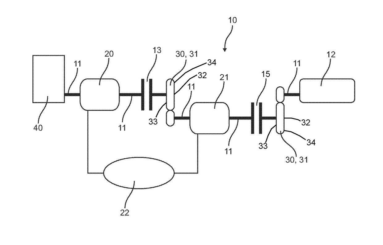 Compressor system for a combustion engine and combustion engine