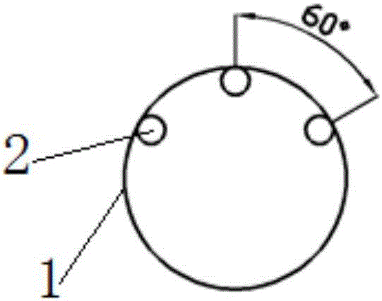 Pressurization gas cylinder arrangement method in rocket oxygen tank cold helium pressurization system