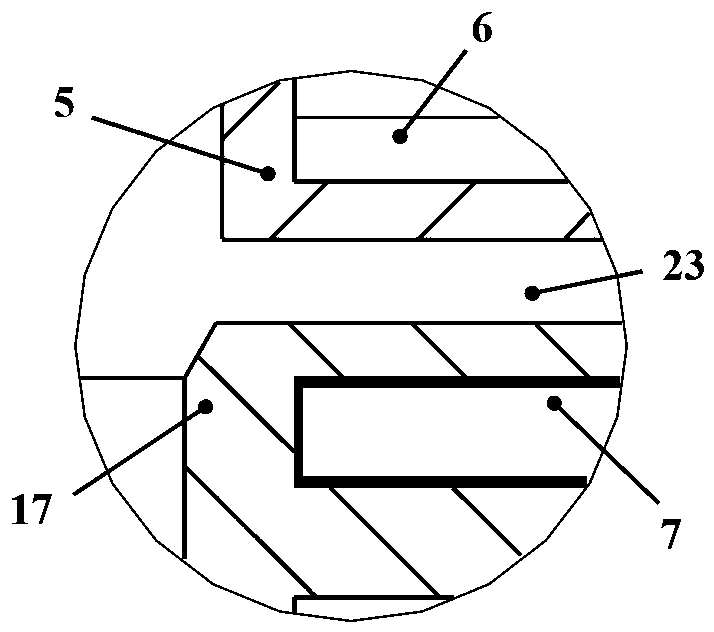 Hydrodynamic pressure suspension double-flow pump