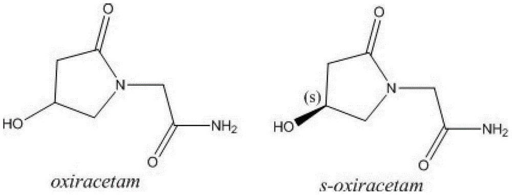 Levo-oxiracetam sterile powder and preparation method thereof