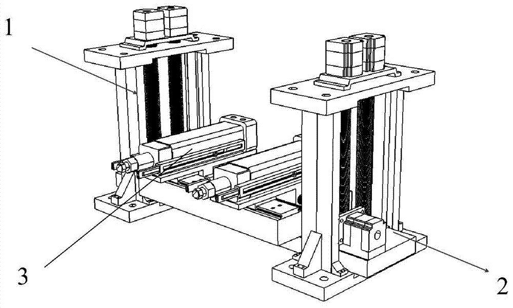 Flexible clamp device for weak rigidity workpieces