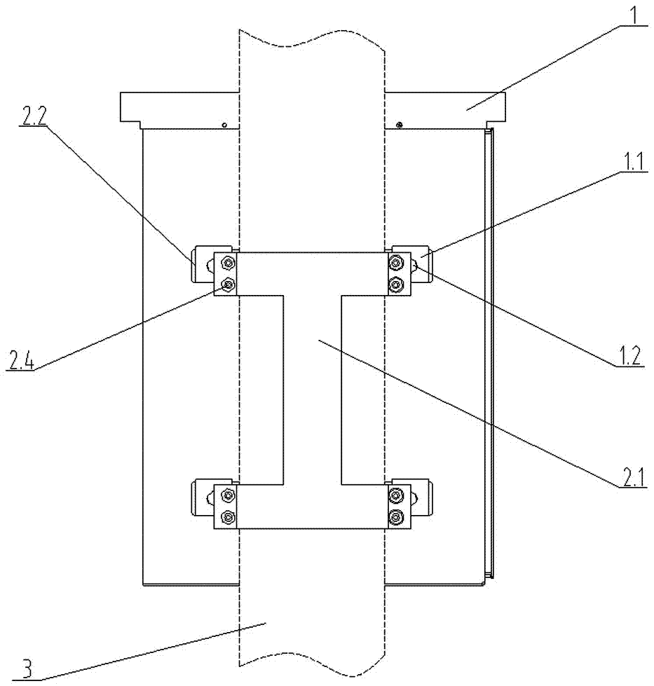 Holding pole type integrated backup power supply system