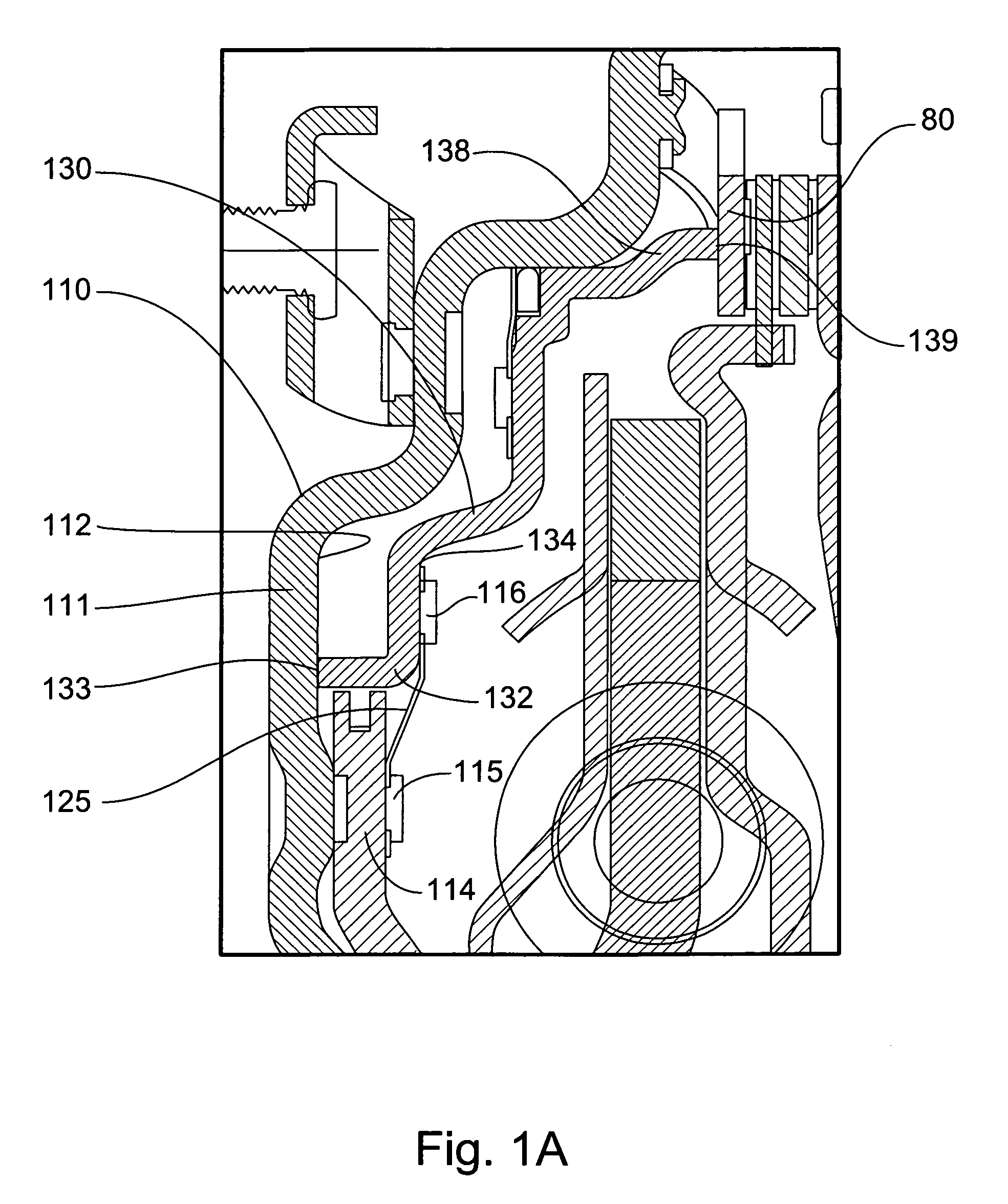 Anti-rotation mechanism for a closed piston torque converter