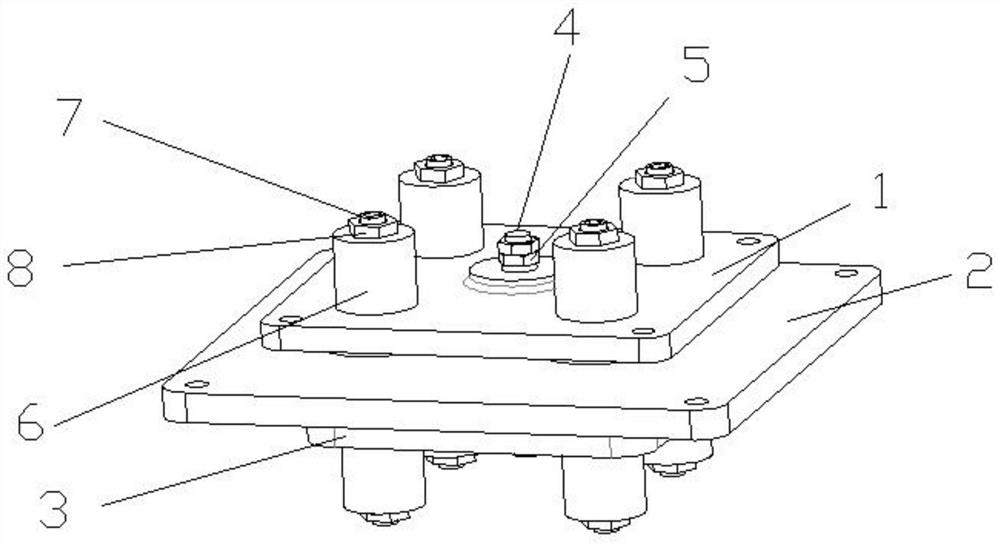 A three-degree-of-freedom support ball bearing