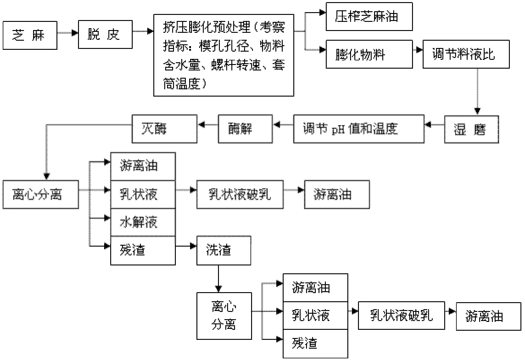 Method for extracting sesame oil