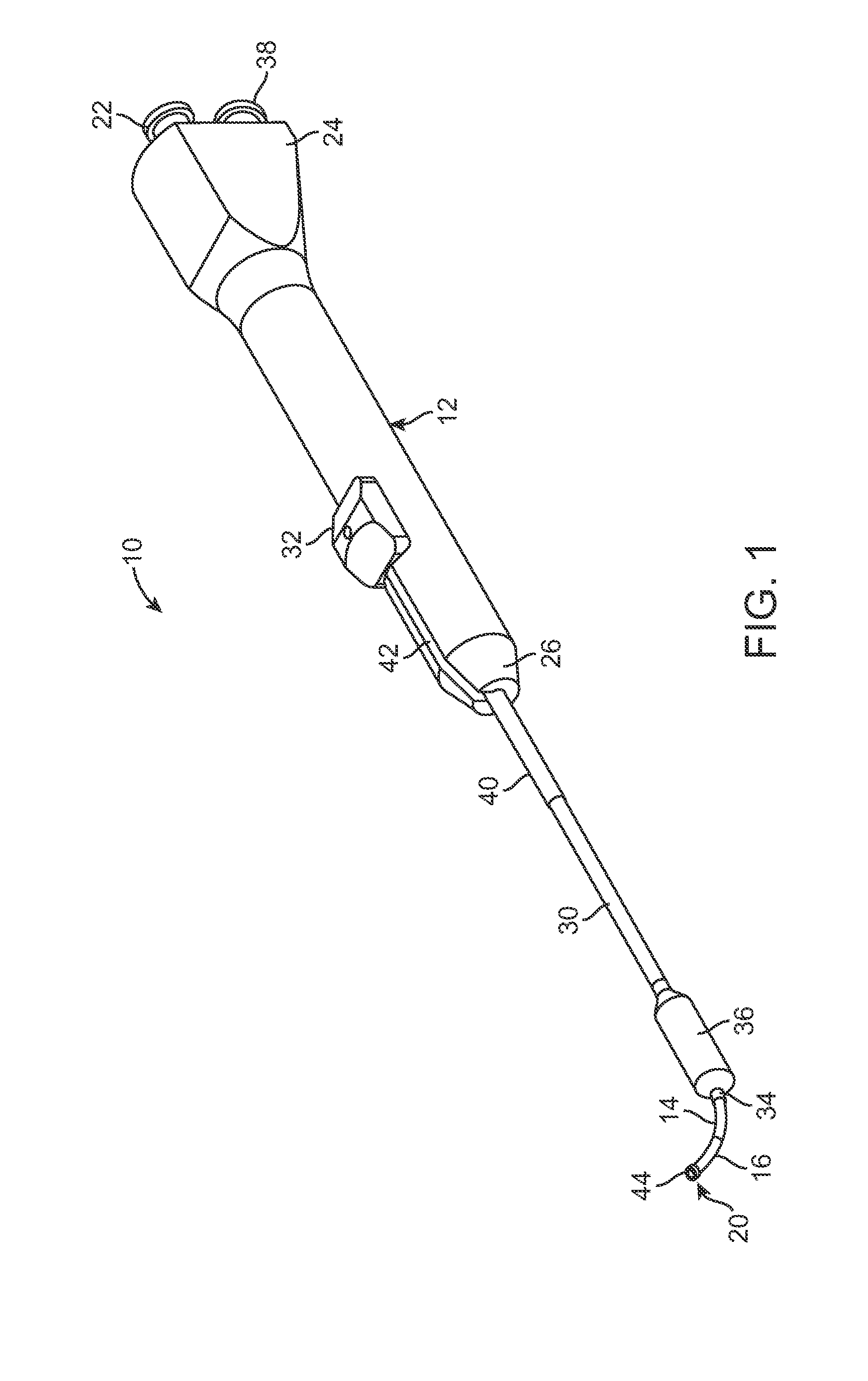 Frontal sinus dilation catheter