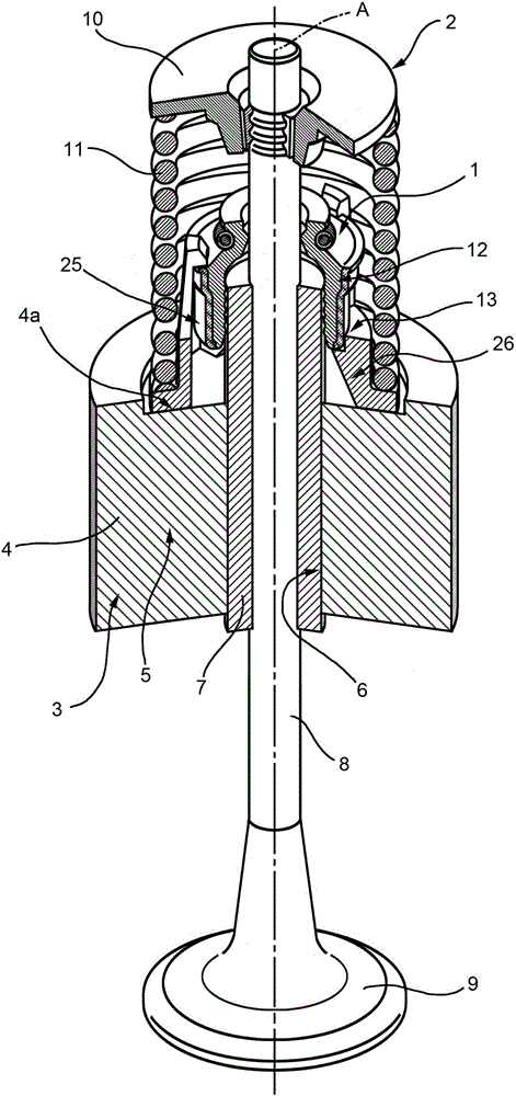 A gasket for a valve of an internal-combustion engine