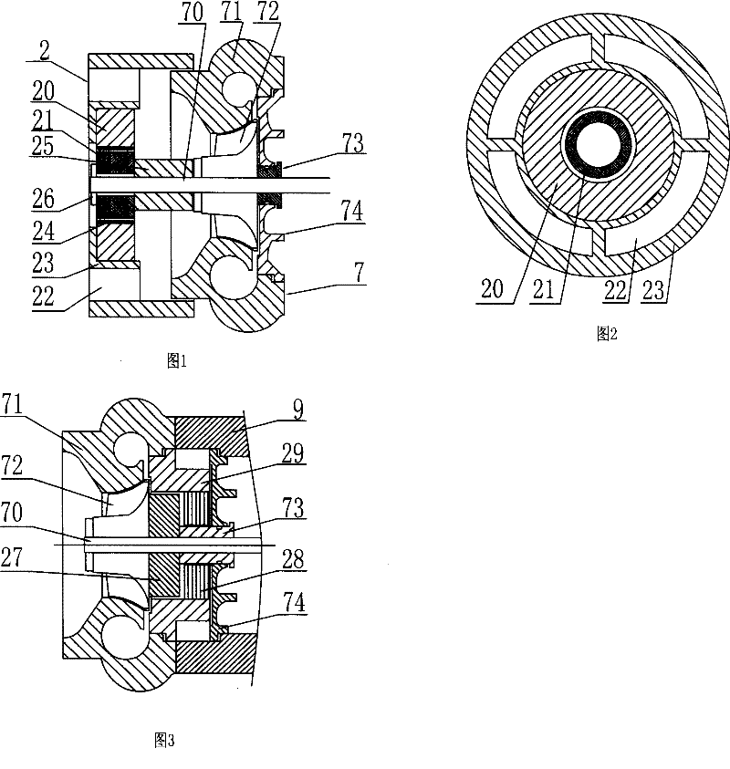 Electric auxiliary turbine pressurizer