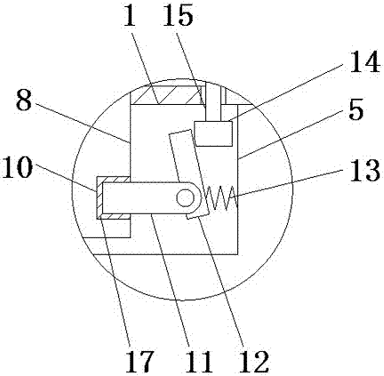 Parking lock convenient to replace and used for parking equipment