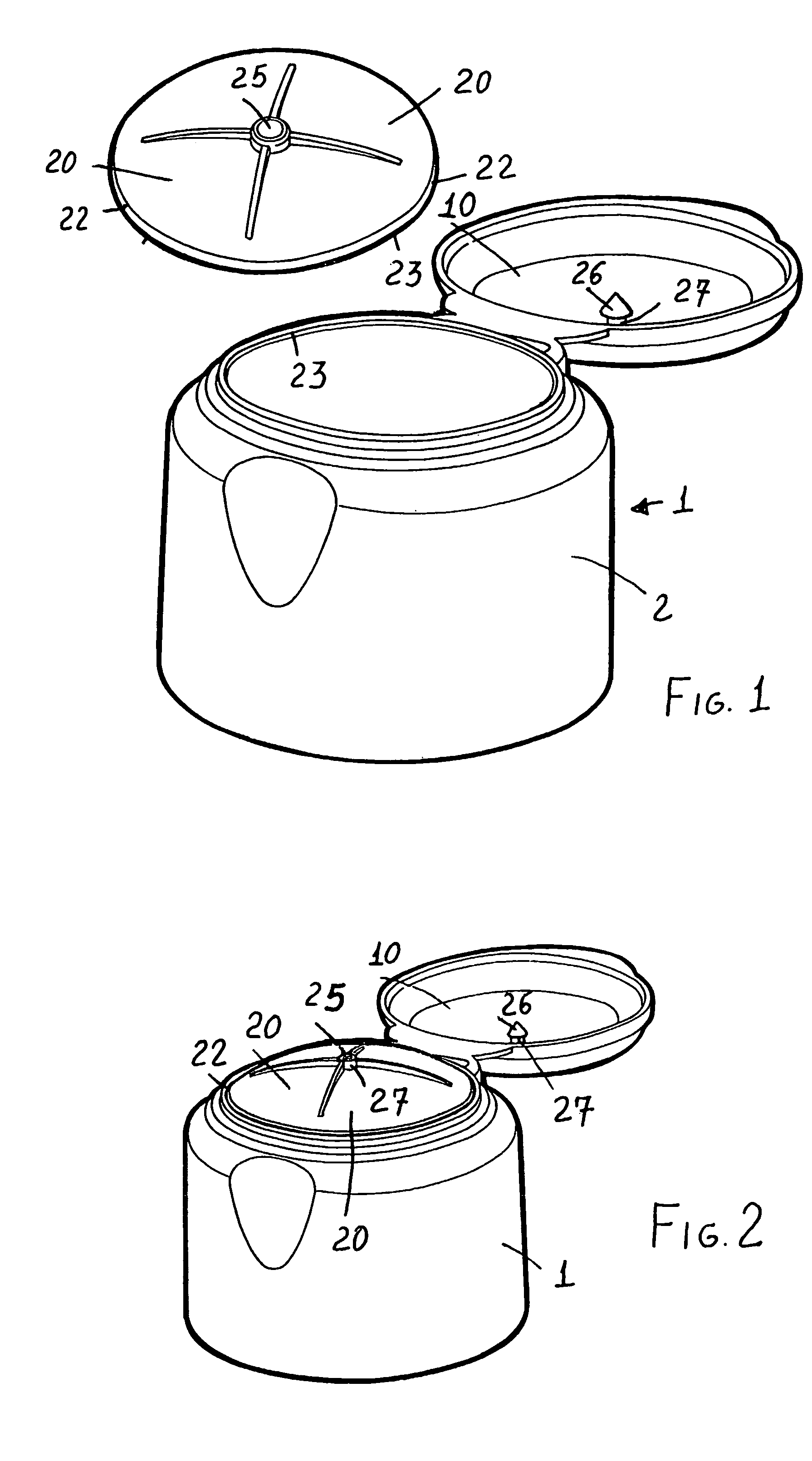 Jar for cosmetic and pharmaceutical creams