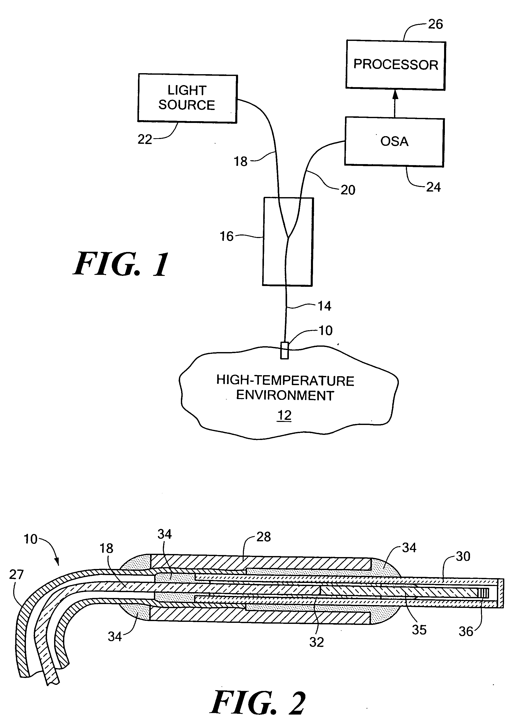 Fiber optic temperature sensor