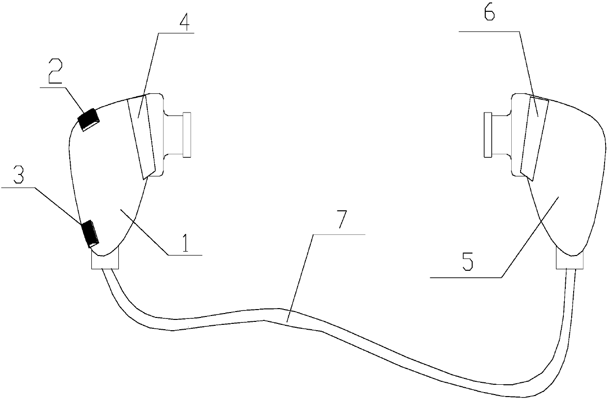 Neck-line bluetooth earphone and application method thereof