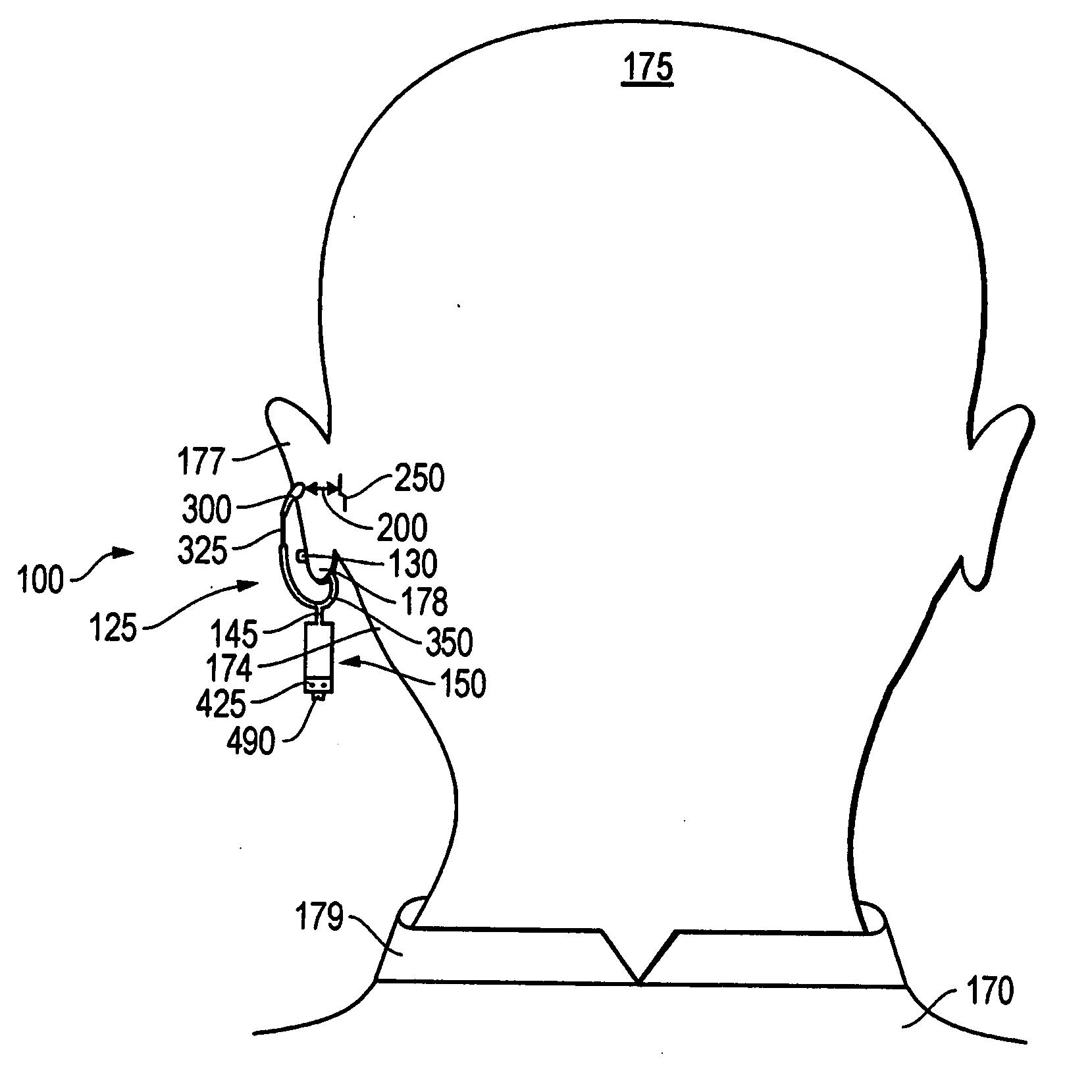 Wireless earring assembly