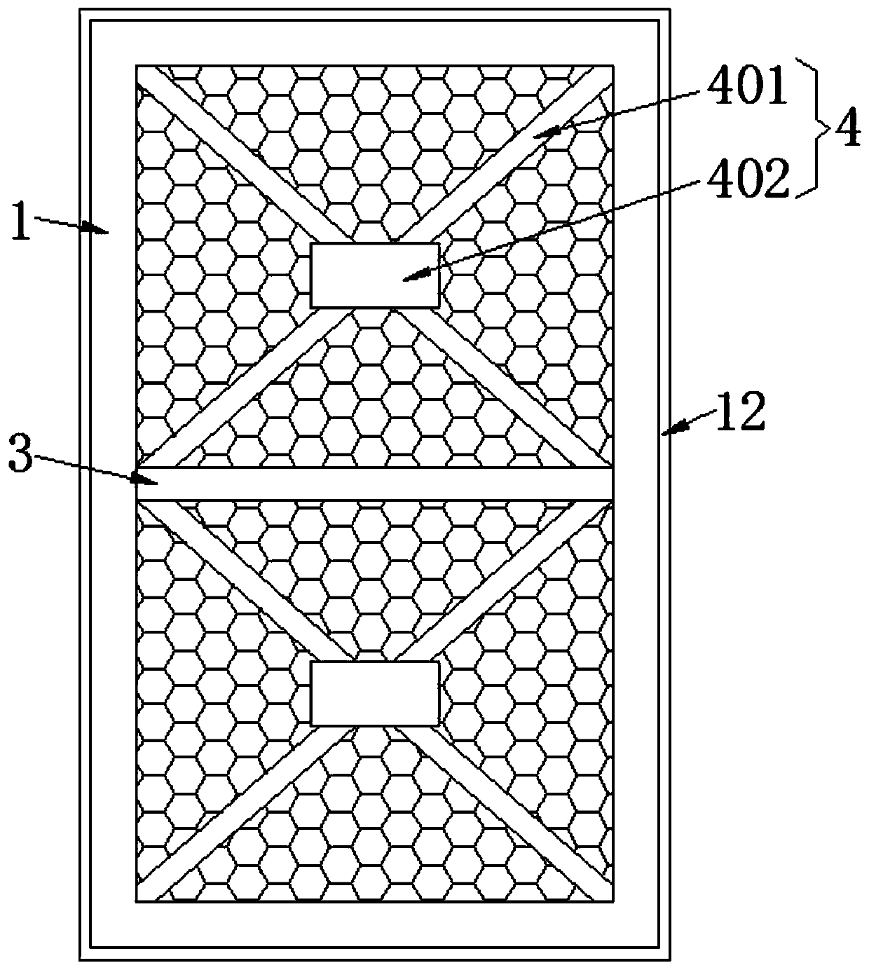 Indoor wood door with deodorization purifying function