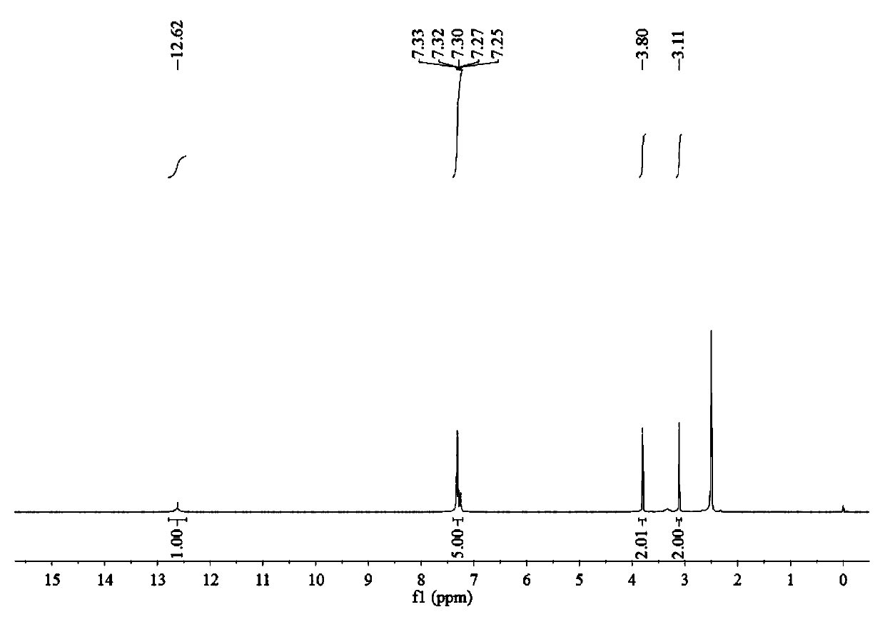 Alkyl thioether-based ethyl hydroxamic acid agent and preparation method and application thereof