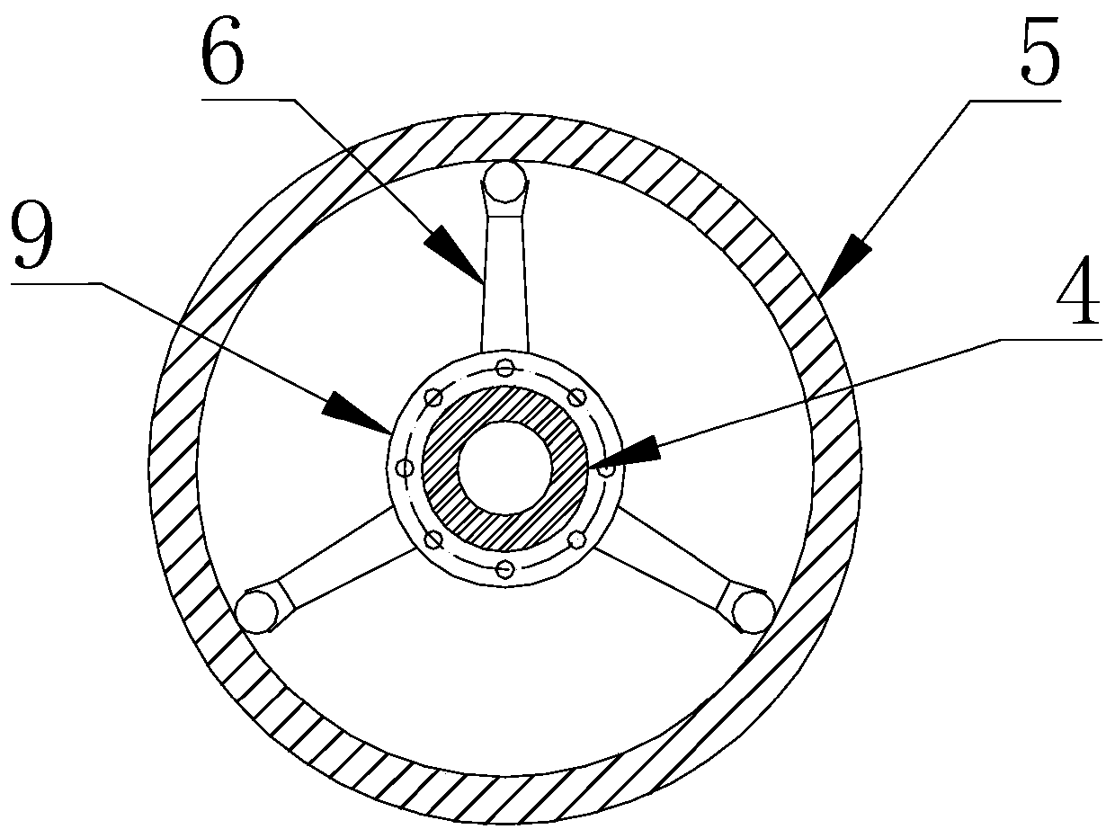 Drainage pipeline dredging device adopting horizontal directional drill