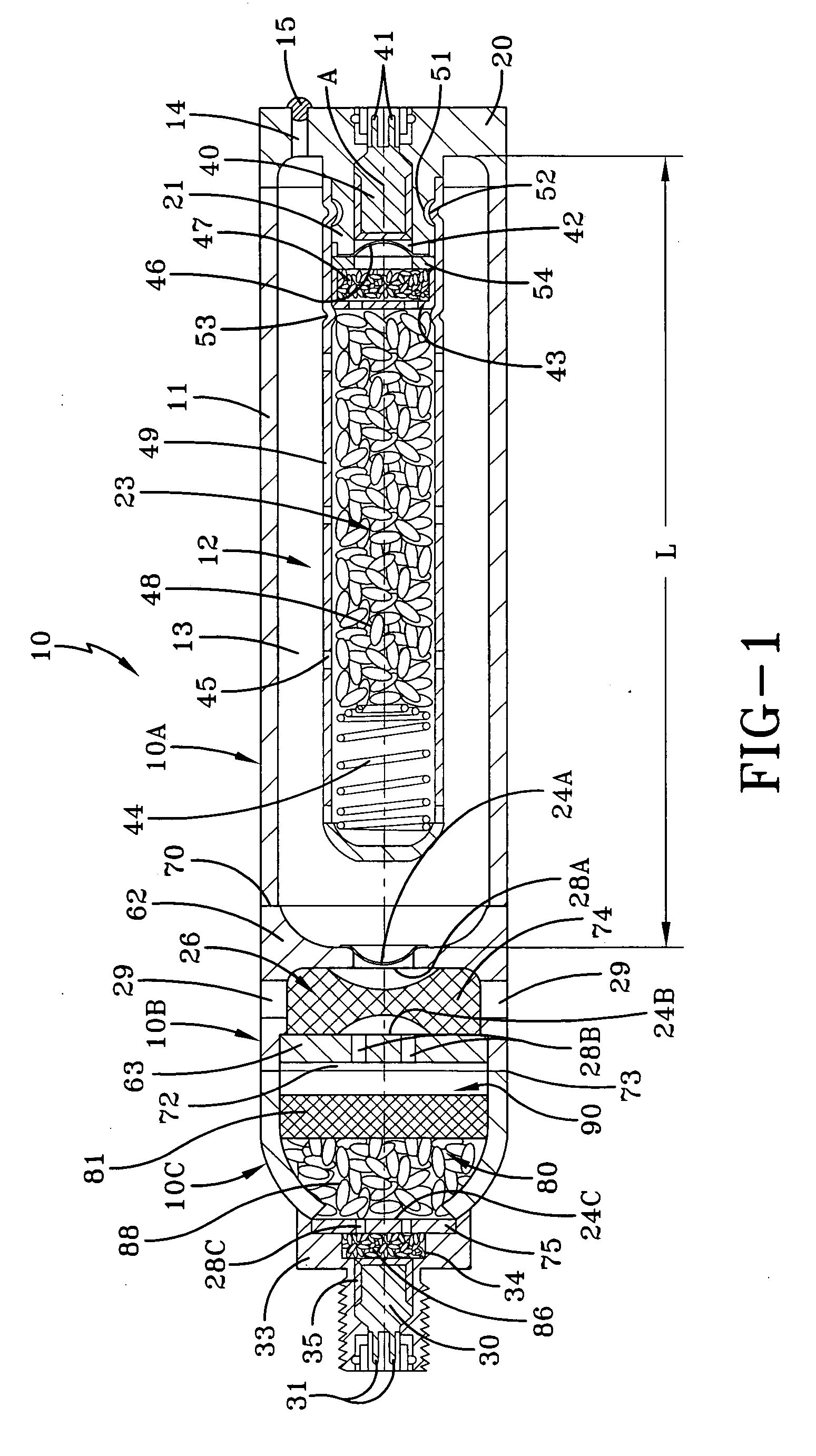 Dual stage hybrid inflator