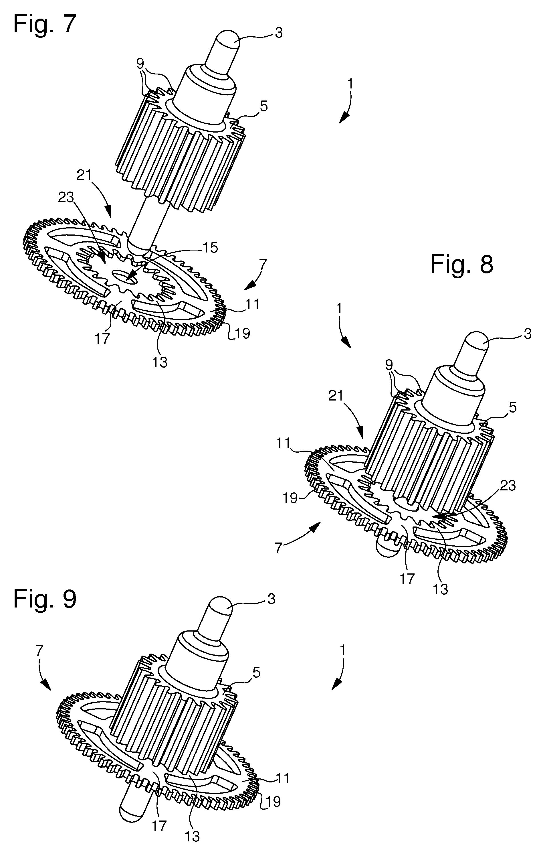 Gear system for a timepiece