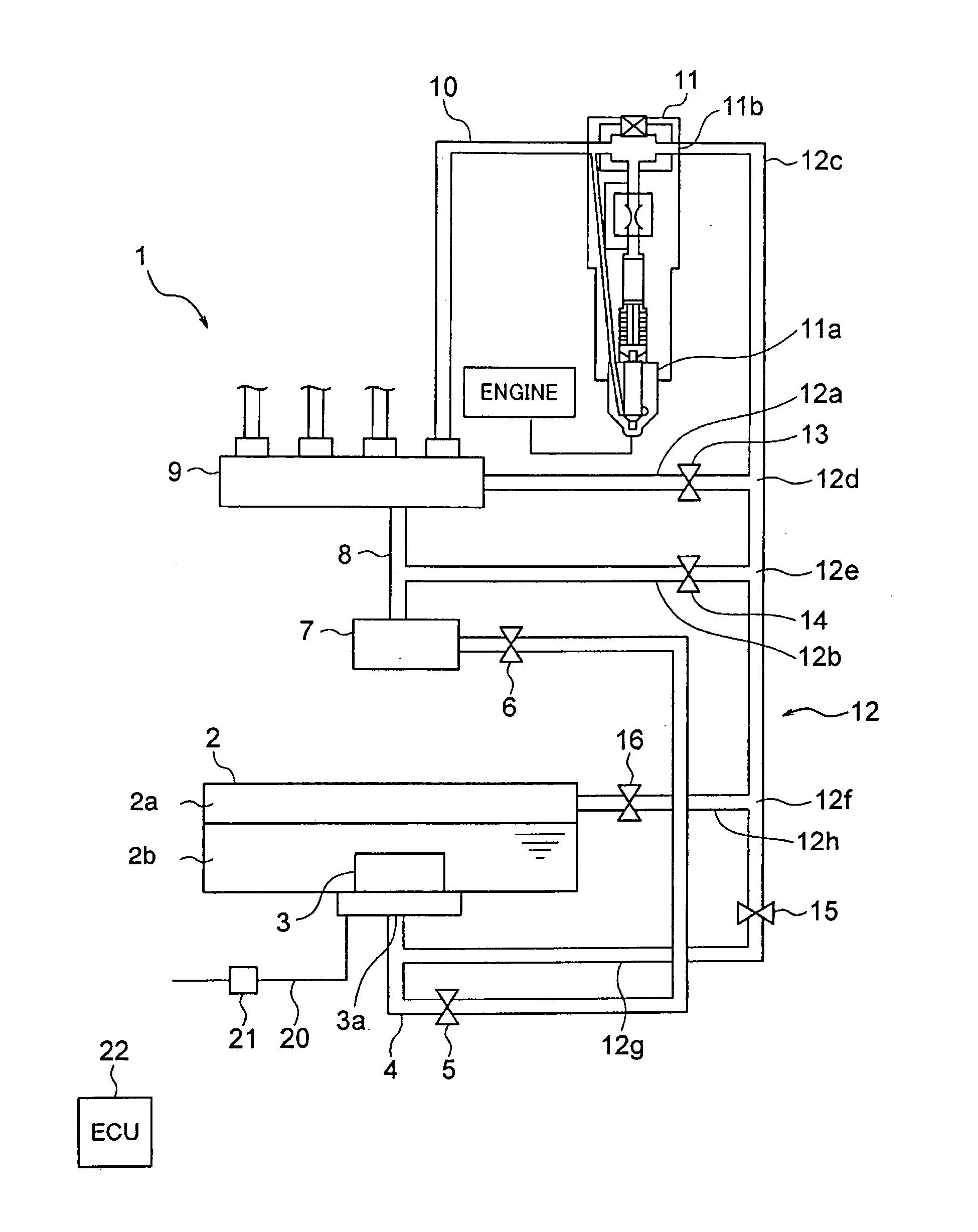 Fuel supply system for DME engine