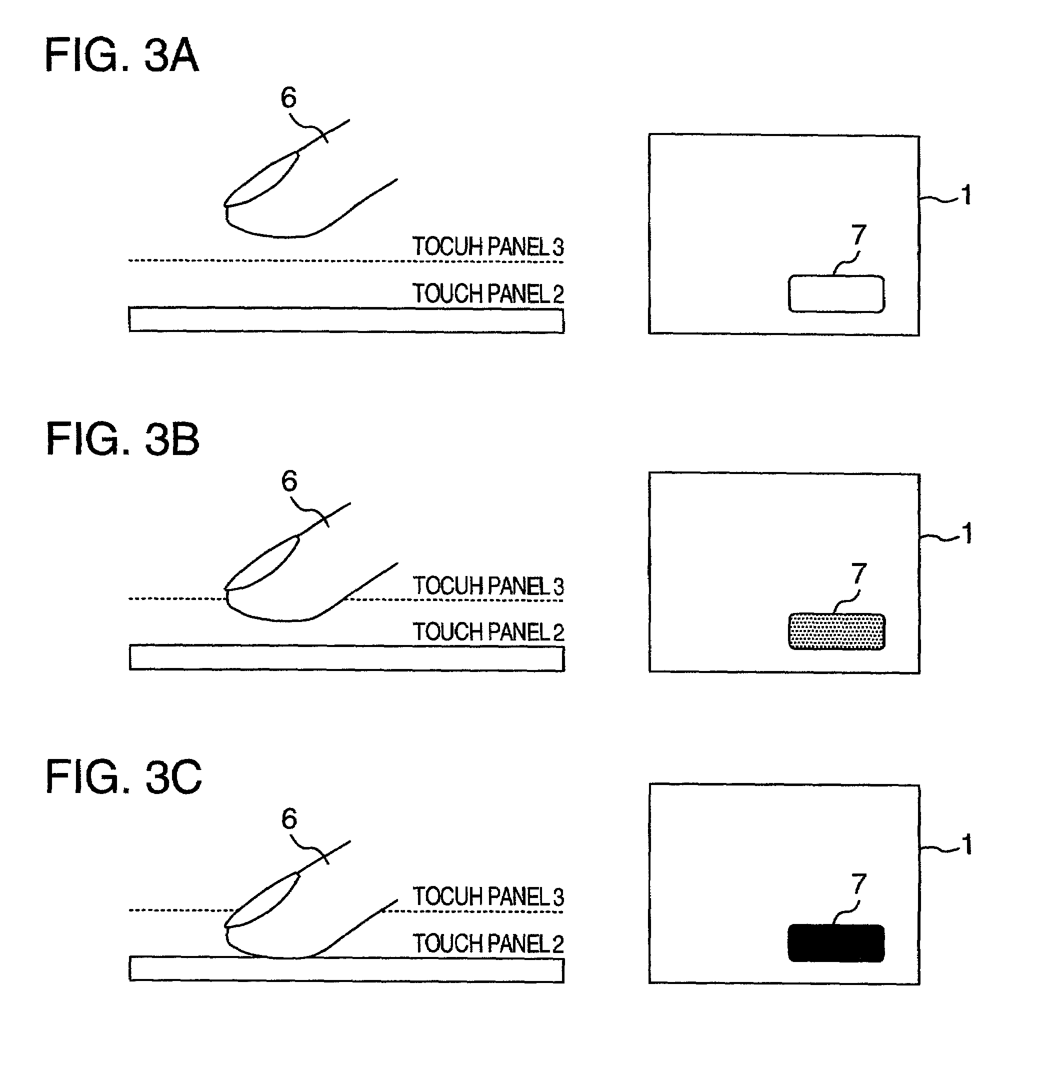 Touch responsive display unit and method