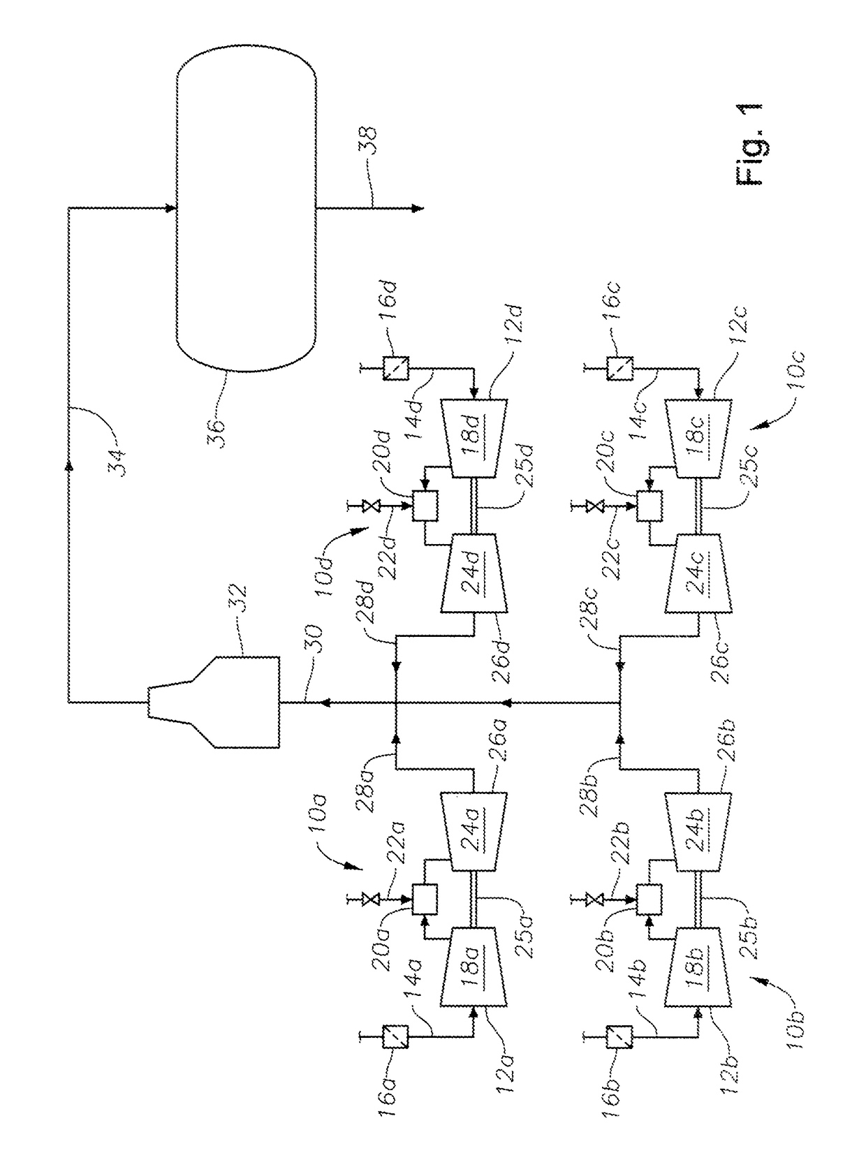 Method and apparatus for supplying heated, pressurized air