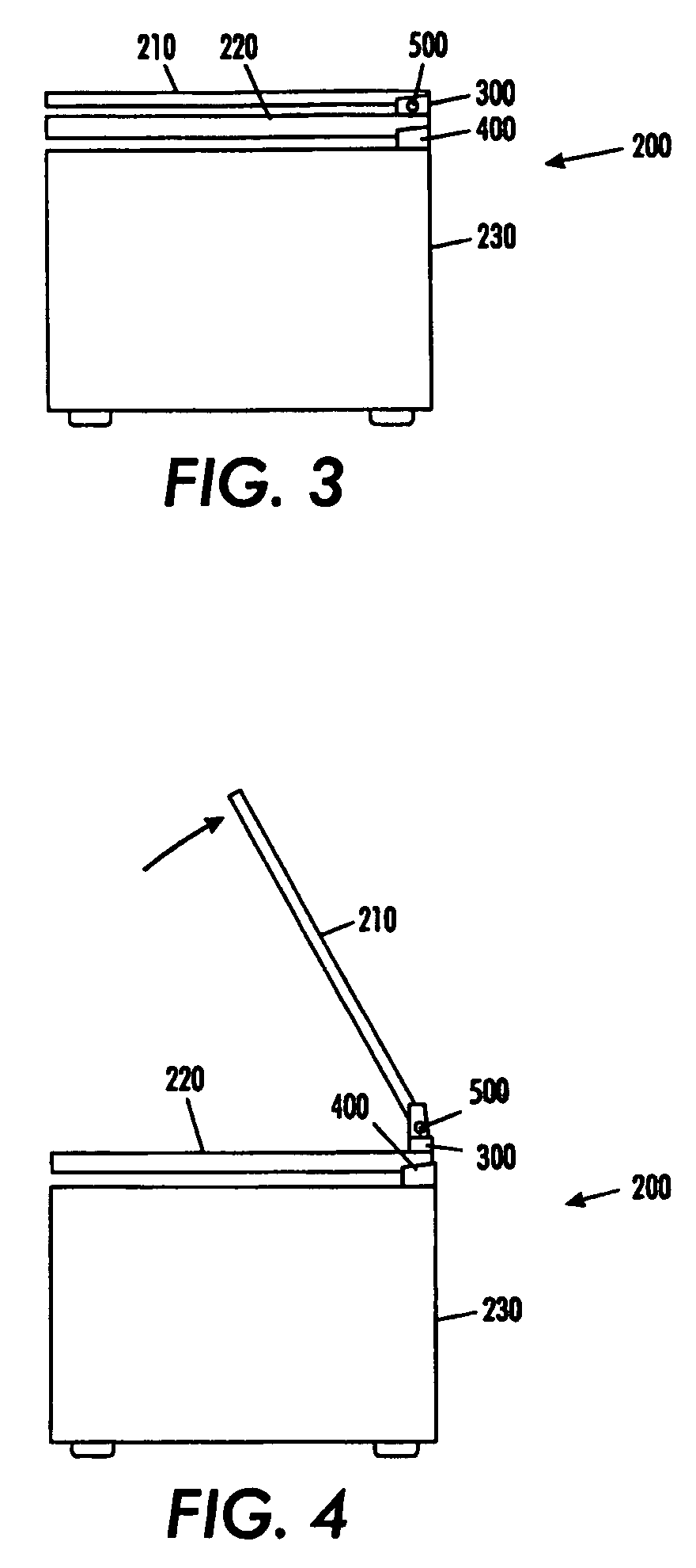 Hinge with tandem pivot structure motion lock and override