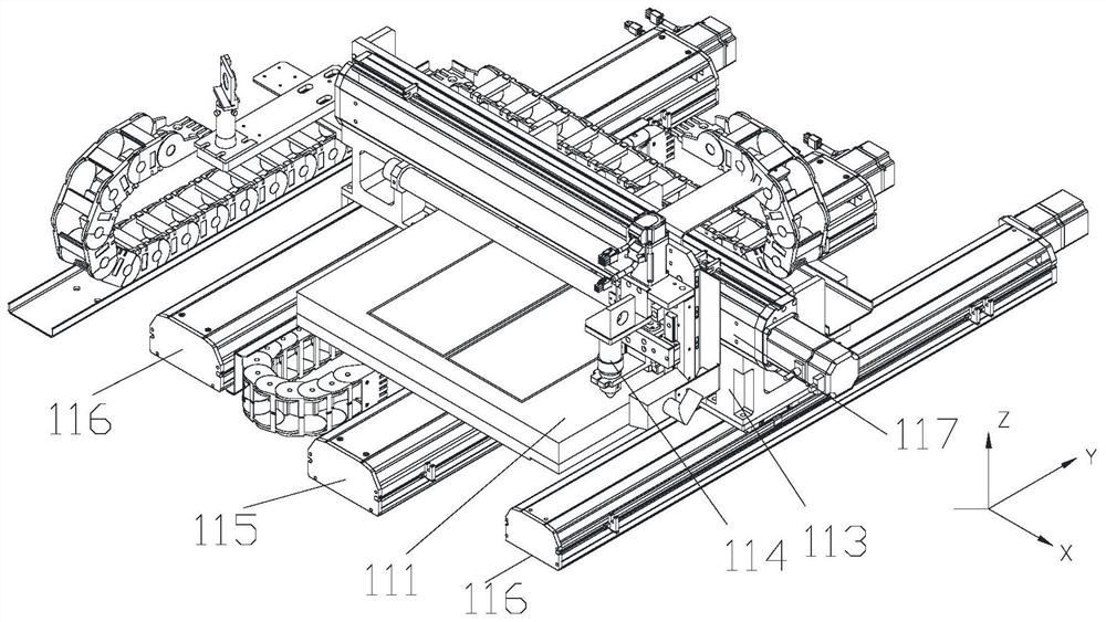 Automatic packaging detection line for fuel cell membrane electrode